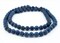 The Bead Chest Matte Round Lapis Lazuli Beads (10mm): Organic Gemstone Round Spherical Energy Stone Healing Power Crystal for Jewelry Bracelet Mala Necklace Making